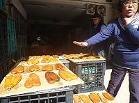 　野生烏魚子價格居高不下，今年東引地區烏魚子自製數量大幅增加。（圖／文：陳其敏）