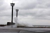 　海象惡劣，昨日南竿至莒光交通全天停駛。（圖／文：林冰芳）