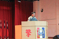 章指揮官提醒各單位幹部除了自律外,更要多加掌握連假期間弟兄之心緒狀況。(圖/文:劉書凱)