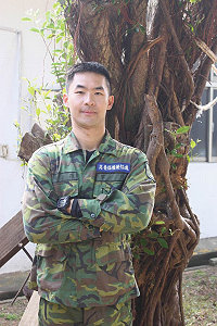 二兵羅升階表示,這是舉手之勞,無私精神備受肯定與讚揚。(圖/文:楊日嘉)