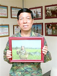 馬祖籍李智雄,西莒人,今年調任陸軍後勤指揮部任少將政戰主任。(圖:金門日報)