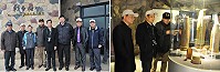 大陸連江縣長林峰一行參訪北竿戰爭和平紀念公園,也希望在黃岐畚箕山複製。(圖/文:陳鵬雄)