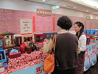 　新光三越台南西門店年貨市集，馬祖特產受邀參展。（圖：馬祖精緻農漁產業協會）