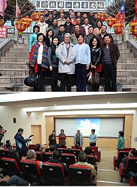 福建省政府主席在即將卸任之際,昨天特別前來向馬祖各界辭行,縣長楊綏生也率領縣府所有一級主管向其表達馬祖鄉親感謝之意。(圖/文:劉秋月)