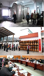 縣府昨天召開年度首次的酒廠督導會報,酒廠內外環境經整理後確實耳目一新,簡報中呈現多項年度工作計畫,預計年後將逐步開始進行。(圖/文:劉秋月)