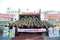 　黃指揮官於誓師時表示，莒光地區軍民一家，維持防區內清潔應是官兵弟兄應盡義務。（圖／文：陳柏志）