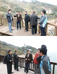延續去年成果,建設局今年將設置4座風光互輔路燈與2座風力發電示範裝置,與景觀照明相結合。(圖/文:邱竟瑋)