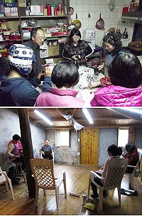 　雲科大文化資產維護系林崇熙老師二度帶領學生來馬，冬日移地教學的目的就為感受東莒的四季變化，認識離島的生活方式與智慧，而澈底融入在地生活也讓學子們一點也不想家。（圖：文化局提供）