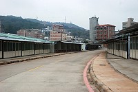 南竿鄉介壽村臨時市場預定地,將作為今年3月獅子市場拆遷後攤商的安置之用。(圖/文:邱竟瑋)