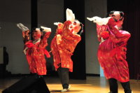 八家好手齊獻藝、軍民聯歡迎蛇年。（圖：曹重偉）