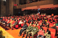 八家好手齊獻藝、軍民聯歡迎蛇年。（圖：曹重偉）