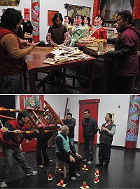 正月北竿各廟元宵活動陸續啟動，廟宇神乩啟動為社友信眾提供各項消災祈福活動。（圖／文：陳鵬雄）