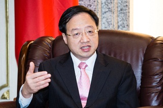 行政院長江宜樺19日表示,受限於法律關係,目前博弈特區只能設在離島地區。(圖:中央社)