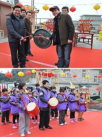 正月十二橋仔村神與人的年節活動,為今年馬祖元宵祭活動揭開精彩序幕。(圖/文:陳鵬雄)