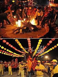 坂里十三暝–馬糧文化祭熱情啟動。(圖/文:陳鵬雄)