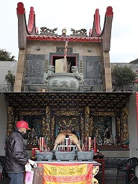 正月二十一日猛澳劉大王廟擺暝日,東莒境內廟宇擺暝活動在當日擺暝結束後也劃下句點。(圖/文:林冰芳)