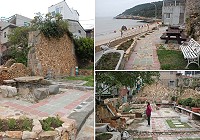 由村長劉香蓮與夫婿張祥壽,會同軍民打造的村中公園,以工程廢棄的建材為材料,將村中的廢墟加以整理,並且種植時令花卉與香草植物,讓村中又增加多處休憩空間。(圖/文:邱竟瑋)