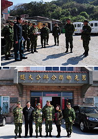 (上圖)任指揮官要求各級幹部,在從事各項任務及訓練前,恪遵「程序、步驟、要領」以達到零危安的目標。(下圖)任指揮官表示,國軍將主動配合各項民事及救災工作,建構軍民密切的合作關係,落實全民國防的理念,使軍民情誼更為融洽。(圖/文:歐振陽)
