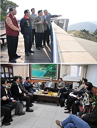 福建省主席陳士魁訪視北竿地區並拜會北竿鄉公所了解基層需求。(圖/文:陳鵬雄)