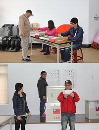　昨日馬祖區漁會進行第22屆會員代表及漁民小組長（副組長）選舉，莒光鄉第三、四小組投票所順利完成。（圖／文：林冰芳）