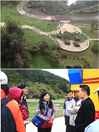 行政院農業委員會林務局20日應立法委員陳雪生之邀請,來馬會勘造林計畫,前往南竿及北竿了解造林與林相更新需求。(圖:農委會林務局提供)