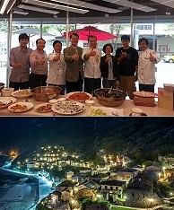 雄獅旅行社推出「達人帶路」主題教學行程,強打馬祖攝影團;縣府亦出席記者會,行銷馬祖美景與美食。(圖:連江縣政府、雄獅旅遊提供)