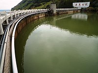 　受到大雨挹注，東湧水庫蓄水量大增。（圖／文：陳其敏）