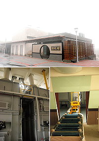 南竿鄉火化場興建暨周邊環境美化工程日前進行初驗,相關機具亦已進駐。(圖/文:邱竟瑋)