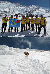馬祖登山家李小石曾挑戰世界第1、第3與第8高峰,昨前往尼泊爾,攀登世界第4高的洛子峰。(圖:本報資料照片)