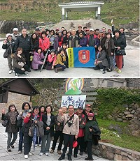 43位遊客登大坵島,成為今年大坵生態之旅首發團。(圖:林家君提供)
