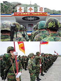 黃指揮官於宣誓時表示,演訓期間,全體官兵不管擔任何種職位都應發揮高度榮譽心與責任感,遵守各項軍紀要求,圓滿達成任務。(圖/文:陳柏志)