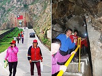 連江縣東引鄉婦女分會舉辦健行活動,吸引百餘位鄉親參加。(圖/文:陳其敏)