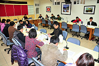 102年度第一季結束,縣府召開觀光活動執行情形及後續活動協調會議,由與會單位說明第一季成效及後續三季預定舉辦活動和須其他單位配合協調事項。(圖/文:曹重偉)