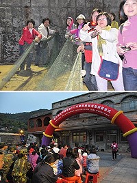 橋仔社區協會舉辦牽罟開幕活動。(圖/文:陳鵬雄)