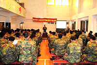 　董主任表示，官兵應了解「誠實納稅、按時申報」重要性，並熟知「合法節稅」要領。（圖／文：陳柏志）
