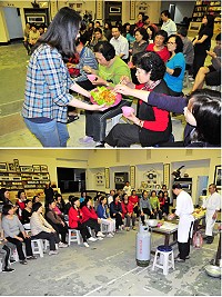 馬港觀光夜市將於本週六重新啟動,各項輔導工作已進入最後籌備階段!為提升商品競爭力, 29日晚間特別舉辦馬港料理工坊,邀請台籍名廚抵馬授課,指導包括豬血糕、炒麵麵包、韓式辣炒年糕、各式炸物等最受歡迎的台灣夜市美食。(圖/文:曹重偉)