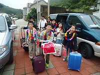 　台北市吳興國小7位五年級小朋友與塘岐國小進行為期一週交換教學活動。（圖：塘岐國小提供）