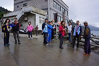 　北竿鄉代會進行本會期第一天鄉政考察行程。（圖：北竿鄉民代表會提供）
