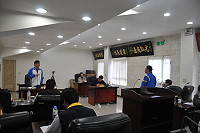 　北竿鄉代會進行本會期第一天鄉政總質詢議程。（圖／文：陳鵬雄）　