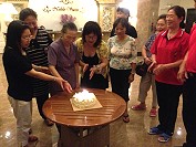 　不一樣的母親節。（圖：鄉民代表林宏豫提供）