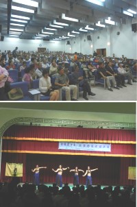 繼12日於北竿巡演之後,新竹市東方舞舞蹈運動協會13日晚間前進西莒,為鄉親帶來熱情與多元的東方舞演出,獲得滿場軍民熱烈迴響;縣府文化局也期盼將此俗稱中東肚皮舞的舞蹈推廣至離島,為地區藝文扎根。(圖:縣府文化局提供)