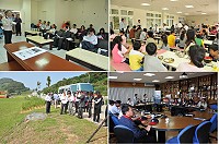 議會縣政考察首站在北竿,縣長楊綏生率相關主管陪同。(圖/文:陳鵬雄)