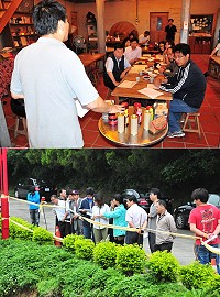 　連江縣議會定期大會昨天繼續縣政考察議程，地點為南竿鄉，議員們一天下來走訪仁愛至津沙步道工程、85雨災坍方修復工程等多處考察點，縣長楊綏生也特別陪同考察，實地瞭解各單位業務執行情形。（圖／文：曹重偉）