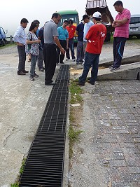 　東引鄉民代表會定期大會持續進行鄉政考察行程。（圖／文：陳其敏）