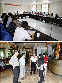 　為了解地區公共安全及窄巷管理現況，內政部參事黃景茂一行專程抵馬執行公共安全暨窄巷公安管理聯合督導，並抽選4家旅館及3處窄巷進行實地稽查。（圖／文：曹重偉）