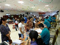 　102年整合式健康檢查，東引鄉有265位民眾參與。（圖／文：陳其敏）
