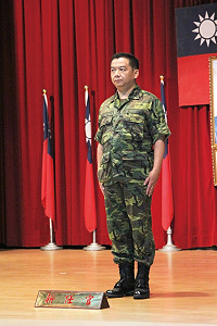 新任政戰主任黃鍾昌上校學經歷豐富而完整。(圖/文:劉書凱)