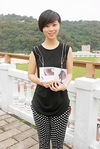西莒出身的工藝設計青年─陳彥吟。(圖/文:邱竟瑋)
