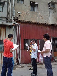 　北竿地區今年要全面汰換老舊社區監視器。（圖／文：陳鵬雄）