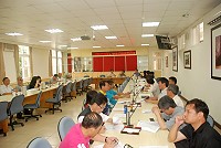 第5屆離島縣運動會暨103年連江縣運動會首度協調會於昨日舉行,縣府邀集相關局室與學校討論,以籌備此盛事。(圖/文:邱竟瑋)